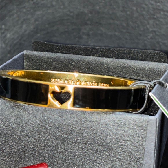 Kate Spade Hinge enamel hole punch bangle bracelet - Picture 5 of 6